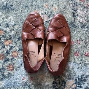 Brown Leather Women's Shoes, Anthropologie, KMB